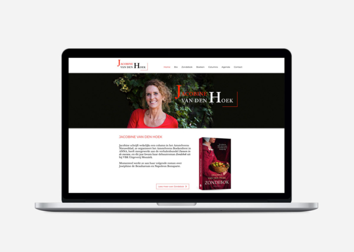 Jacobine van den Hoek restyling Wix website